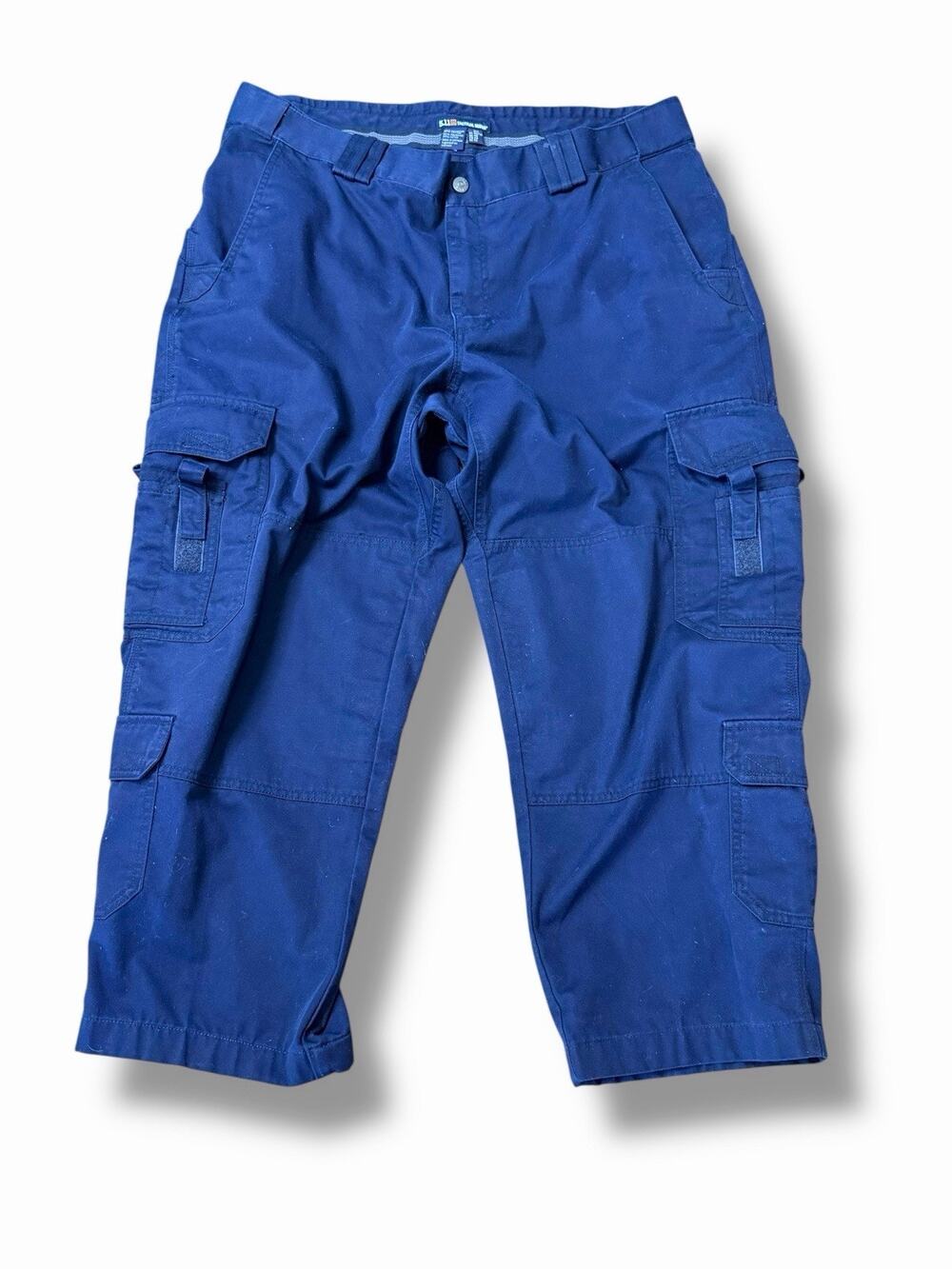 5.11 Tactical Mens Size 40 x 30 Navy Blue Straight Leg Cargo Pants EMS Officer